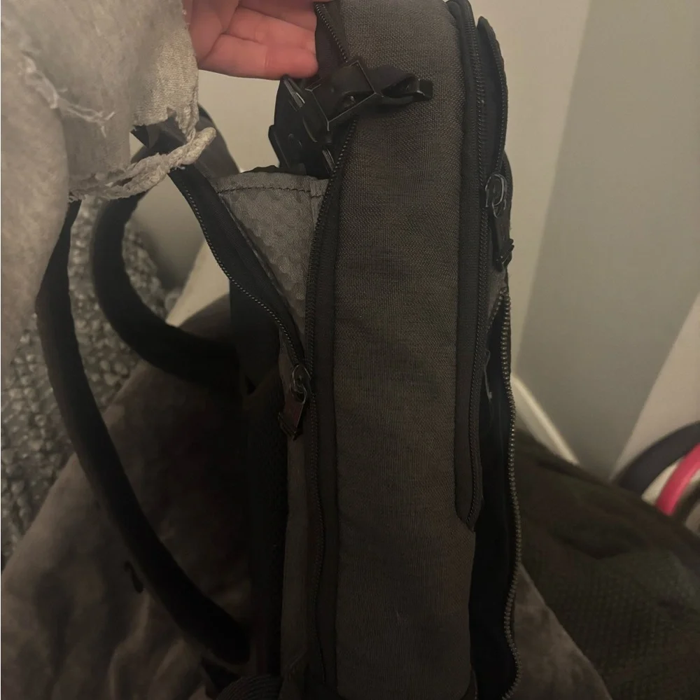 Tumi Alpha Bravo Davis Charcoal and Black Men's Backpack